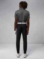 Cuff Jogger Pant Black Men J.Lindeberg Clothing 66XF2184