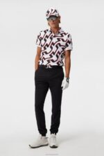 Cuff Jogger Pant Black Men J.Lindeberg Clothing 66XF379 - Image 2