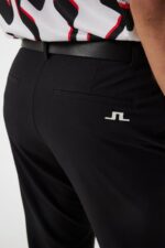 Cuff Jogger Pant Black Men J.Lindeberg Clothing 66XF379 - Image 4