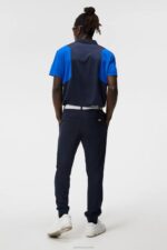 Cuff Jogger Pant Navy Men J.Lindeberg Clothing 66XF378
