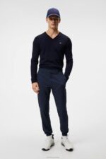 Cuff Jogger Pant Navy Men J.Lindeberg Clothing 66XF466 - Image 2