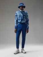 Cuff Jogger Pant Navy Peony Men J.Lindeberg Clothing 66XF487 - Image 2