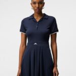 Dagmar Dress Navy Women J.Lindeberg Clothing 66XF1635