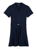 Dagmar Dress Navy Women J.Lindeberg Clothing 66XF1635 - Image 6