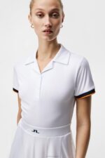 Dagmar Dress White Women J.Lindeberg Clothing 66XF1634 - Image 4