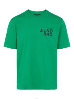 Dale Chest Pocket T-shirt Spring Green Men J.Lindeberg Clothing 66XF2162 - Image 4