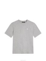 Dale Diamond Patch T-shirt Light Grey Melange Men J.Lindeberg Clothing 66XF980 - Image 5