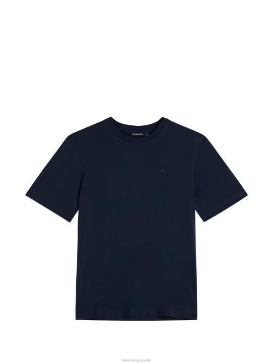 Dale Diamond Patch T-shirt Navy Men J.Lindeberg Clothing 66XF981 - Image 5