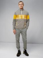 Dale Light Jacket Black Monogram Check Men J.Lindeberg Clothing 66XF2390 - Image 3