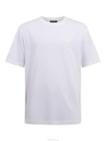 Dale Logo Patch T-shirt White Men J.Lindeberg Clothing 66XF2160 - Image 4