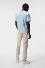 Dale Seasonal Print T-shirt Dream Blue Men J.Lindeberg Clothing 66XF941 - Image 2