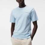 Dale Seasonal Print T-shirt Dream Blue Men J.Lindeberg Clothing 66XF941