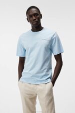 Dale Seasonal Print T-shirt Dream Blue Men J.Lindeberg Clothing 66XF941