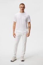 Dale T-shirt White Men J.Lindeberg Clothing 66XF187 - Image 2