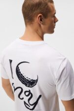 Dale T-shirt White Men J.Lindeberg Clothing 66XF187 - Image 3