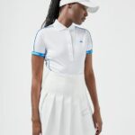 Damai Golf Polo White Women J.Lindeberg Clothing 66XF2606