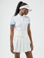 Damai Golf Polo White Women J.Lindeberg Clothing 66XF2606