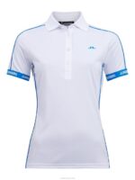 Damai Golf Polo White Women J.Lindeberg Clothing 66XF2606 - Image 3