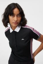 Damai Polo Black Women J.Lindeberg Clothing 66XF1330 - Image 3