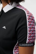 Damai Polo Black Women J.Lindeberg Clothing 66XF1330 - Image 4