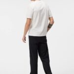 Darcy Logo T-shirt Cloud White Men J.Lindeberg Clothing 66XF934