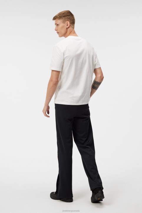 Darcy Logo T-shirt Cloud White Men J.Lindeberg Clothing 66XF934 - Image 1