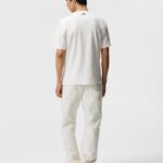 Darcy Logo Tee Cloud White Men J.Lindeberg Clothing 66XF969