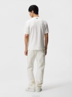 Darcy Logo Tee Cloud White Men J.Lindeberg Clothing 66XF969