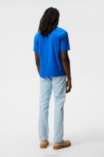 Darcy Logo Tee Lapis Blue Men J.Lindeberg Clothing 66XF971