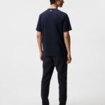 Darcy Logo Tee Navy Men J.Lindeberg Clothing 66XF970