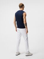 Davis Knitted Vest Navy Men J.Lindeberg Clothing 66XF592 - Image 2