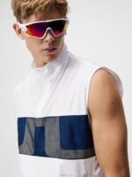 Dean Vest White Men J.Lindeberg Clothing 66XF700 - Image 3