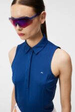 Dena Polo Estate Blue Women J.Lindeberg Clothing 66XF1354 - Image 3