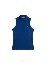 Dena Polo Estate Blue Women J.Lindeberg Clothing 66XF1354 - Image 4