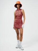 Dena Print Sleeveless Golf Top Faded Rose Animal Women J.Lindeberg Clothing 66XF2622 - Image 2