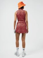 Dena Print Sleeveless Golf Top Faded Rose Animal Women J.Lindeberg Clothing 66XF2622