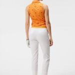 Dena Print Sleeveless Top Orange Diamond Logo Women J.Lindeberg Clothing 66XF1478