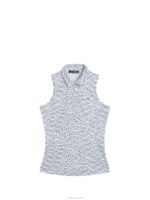 Dena Print Sleeveless Top White Bridge Swirl Women J.Lindeberg Clothing 66XF1480 - Image 5