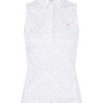 Dena Printed Golf Polo Animal Grey Print Women J.Lindeberg Clothing 66XF2647