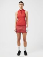 Dena Sleeveless Golf Top Ketchup Women J.Lindeberg Clothing 66XF2624 - Image 3