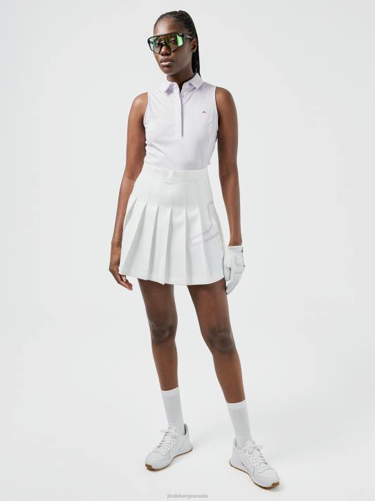 Dena Sleeveless Golf Top Lavender Fog Women J.Lindeberg Clothing 66XF2625 - Image 2