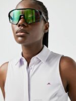 Dena Sleeveless Golf Top Lavender Fog Women J.Lindeberg Clothing 66XF2625 - Image 3