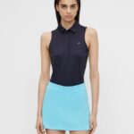 Dena Sleeveless Golf Top Navy Women J.Lindeberg Clothing 66XF2652