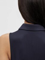 Dena Sleeveless Golf Top Navy Women J.Lindeberg Clothing 66XF2652 - Image 3
