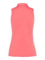Dena Sleeveless Golf Top Tropical Coral Women J.Lindeberg Clothing 66XF2654 - Image 5