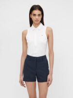 Dena Sleeveless Golf Top White Women J.Lindeberg Clothing 66XF2651