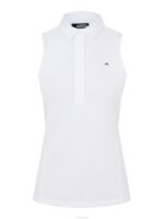 Dena Sleeveless Golf Top White Women J.Lindeberg Clothing 66XF2651 - Image 4
