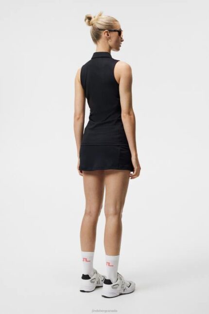 Dena Sleeveless Top Black Women J.Lindeberg Clothing 66XF1435