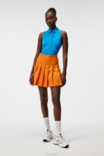 Dena Sleeveless Top Brilliant Blue Women J.Lindeberg Clothing 66XF1440 - Image 2