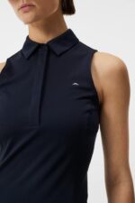 Dena Sleeveless Top Navy Women J.Lindeberg Clothing 66XF1434 - Image 3